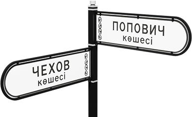 Указатели  Улиц